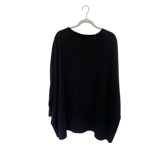 HATCH Maternity Nadine 100% Cashmere Black Boatneck Dolman Sweater O/S $378 - Picture 7 of 11